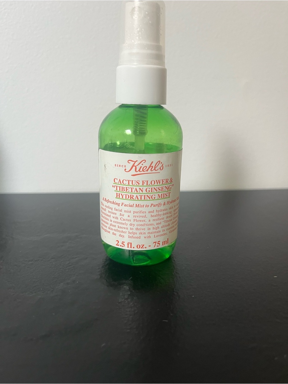 Kiehl's Cactus Flower & Tibetan Ginseng Hydrating Mist - Green Bottle sold out